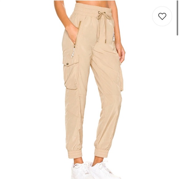 Adam Selman Sport Gold Tan Cargo Track Pants in Chino Size Medium Like New! - Picture 11 of 11
